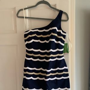 Never been worn! Lily Pulitzer Tylar dress in true navy!